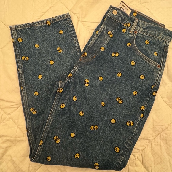 Reformation Mixed Emotions High Rise Straight Jeans nwot - Picture 2 of 11